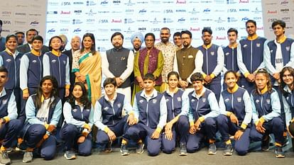 Asian Games: Sports Minister Anurag Thakur released the official dress and Jersey for Asiad, Khelo India boost