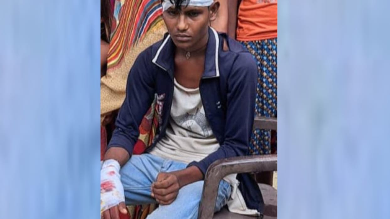 A crocodile attacked on a boy in Katarniaghat in Bahraich.