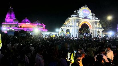 Mathura Vrindavan decorated to welcome Lalla devotees started gathering to participate in birth anniversary