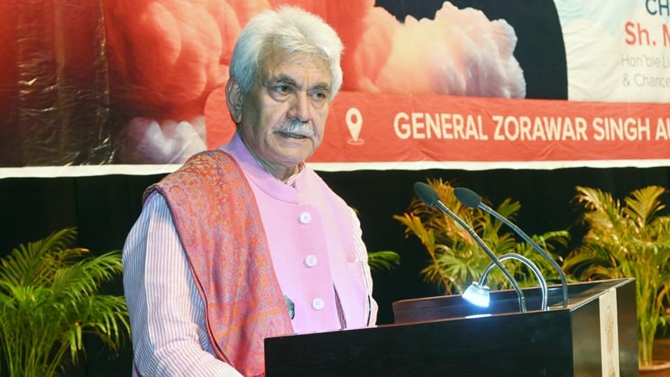 Foundation Day of jammu university: lg manoj sinha said higher education institutions important in development