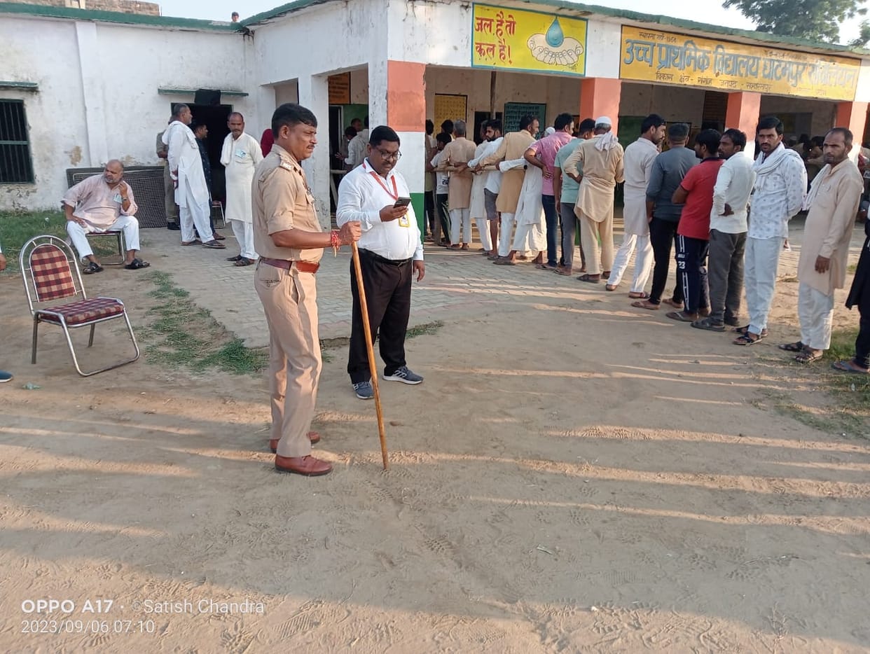 Village Pradhan will be elected today: Voting continues amid tight security for vacant head posts