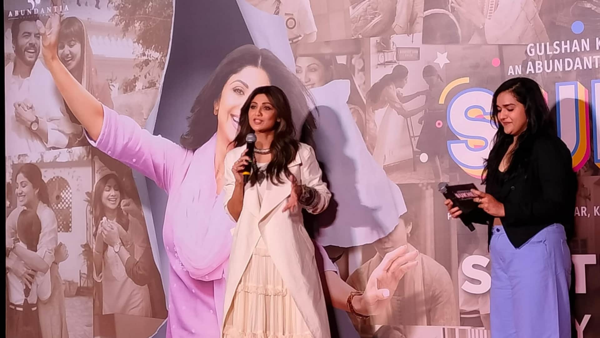 Shilpa Shetty gives credit to husband Raj for working in Sukhee took workshop for the first time in her career