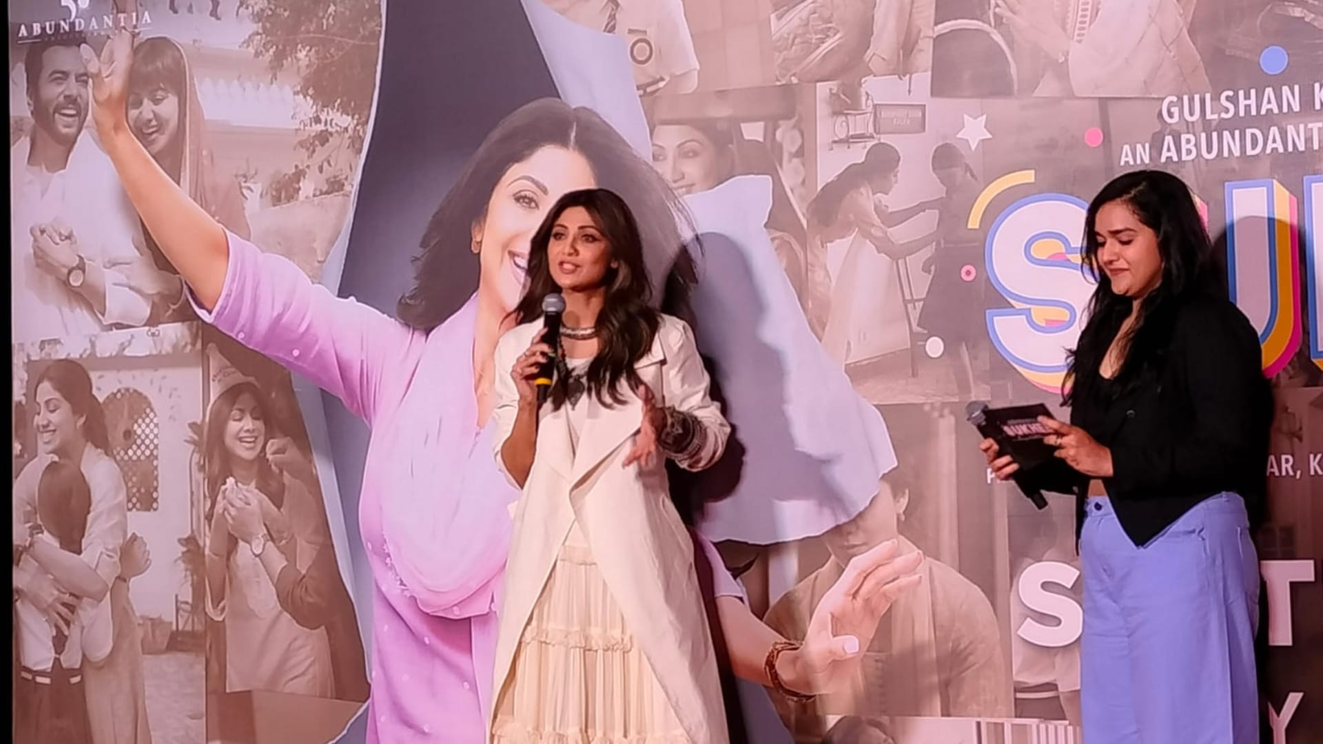 Shilpa Shetty gives credit to husband Raj for working in Sukhee took workshop for the first time in her career