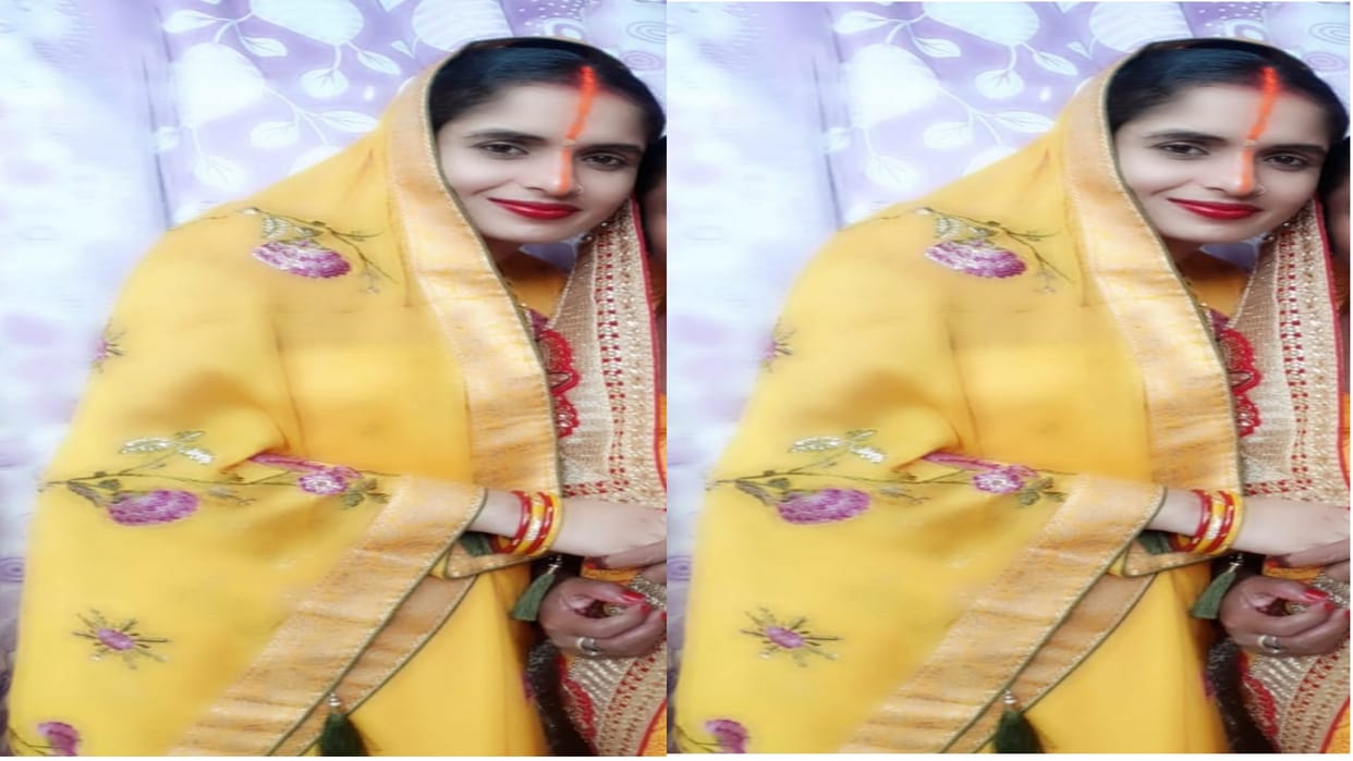 Motihari Due to the greed for land and money in dowry a married woman was murdered by poisoning her