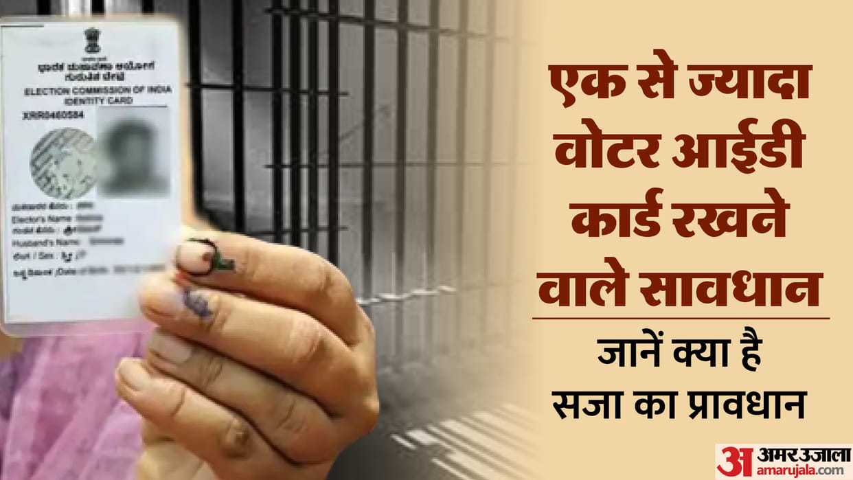One Nation One Voter id Card: Having more than one voter ID card is a punishable offense