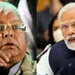 राजद सुप्रीमो लालू प्रसाद और पीएम मोदी।