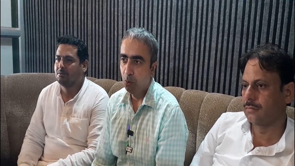 AAP leader Anurag Dhanda in Jind said, Chief Minister Sandeep Singh has some weakness