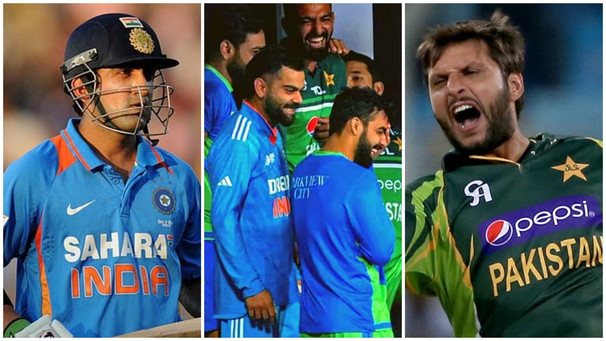 Asia Cup 2023: Shahid Afridi Reply to  Gautam Gambhir on onfield India-Pakistan Players Friendship, Video