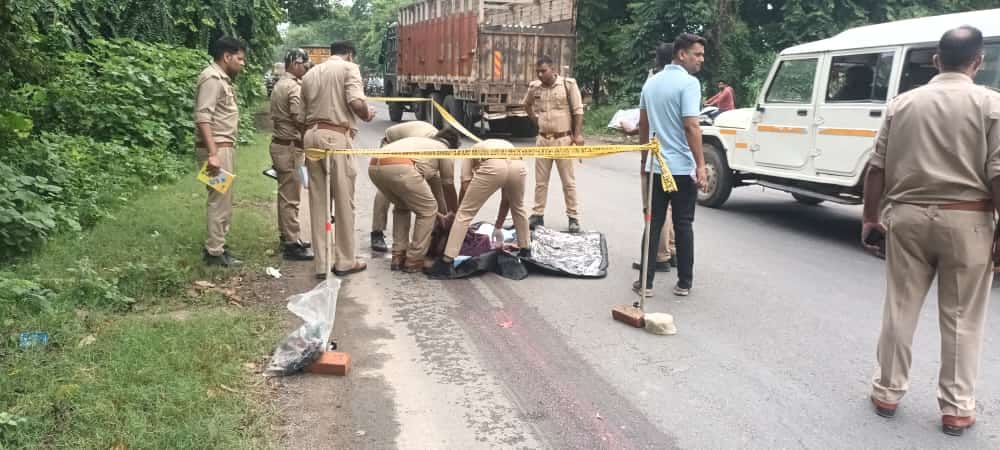 Barabanki: Dumper dragged young man for 800 meters after hitting him