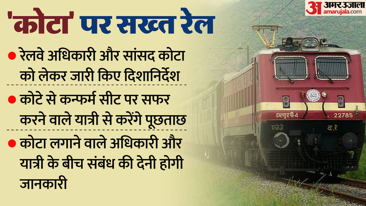 Indian Railways: Now it will not be easy to use VIP quota in trains