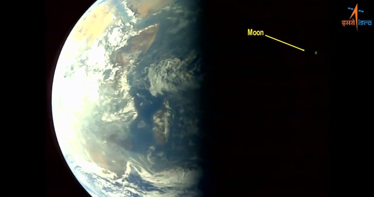 Aditya L-1 click picturesque Photos of Earth and Moon through its Cameras ISRO releases Video news and updates