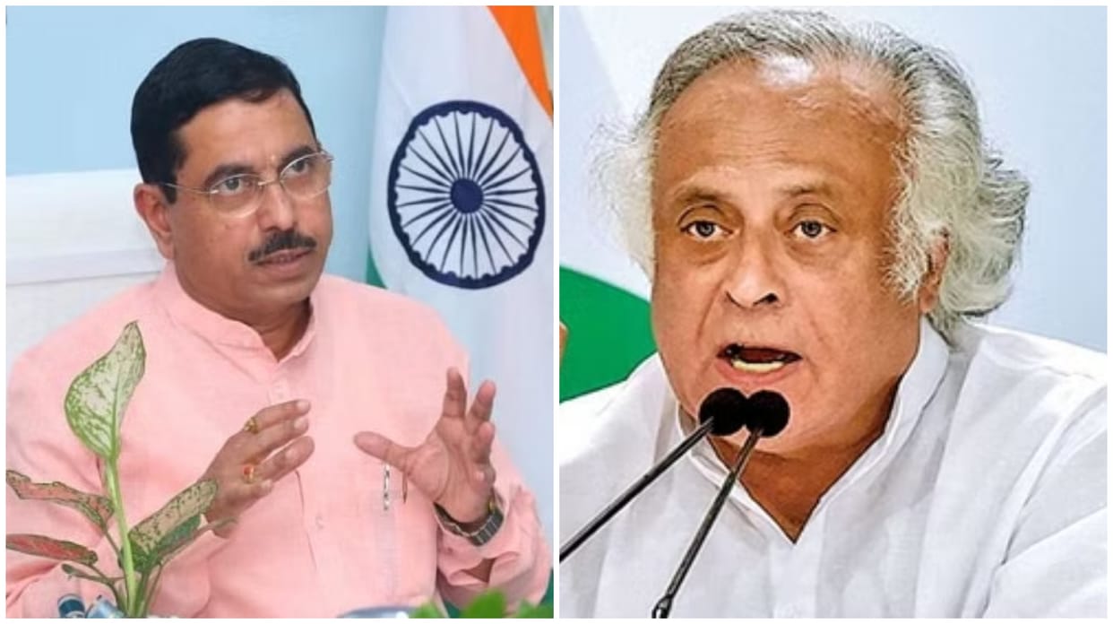 Pralhad Joshi accuses Ramesh of twisting facts on constitutional provisions, parliamentary procedures