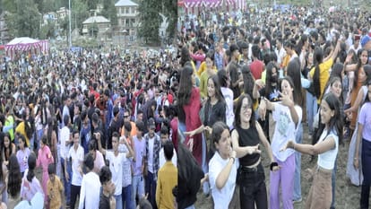 Krishna Janmashtami festival: Shri Krishna bhajan played on DJ in Dhalpur, Kullu, youth danced