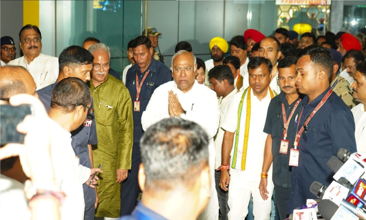 Mallikarjun Kharge Raipur visit: election meeting in Raman areas tomorrow