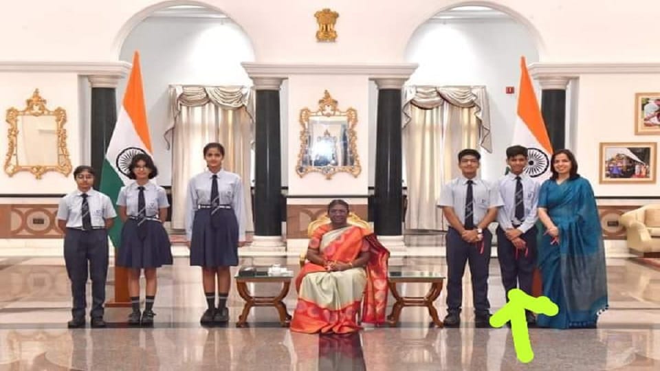 President Draupadi Murmu honored Sahapau Vridul Chaudhary