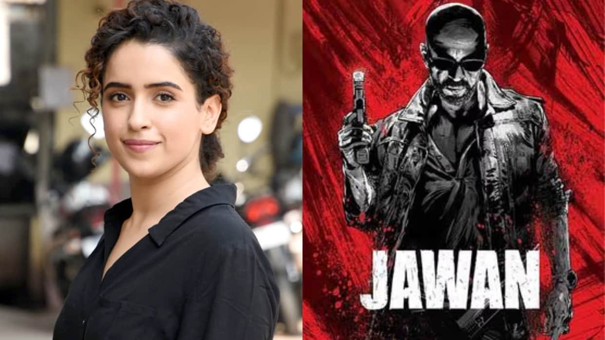Jawan actress Sanya Malhotra says it is not just a film is an emotion watches Shah Rukh Khan movie in theatre