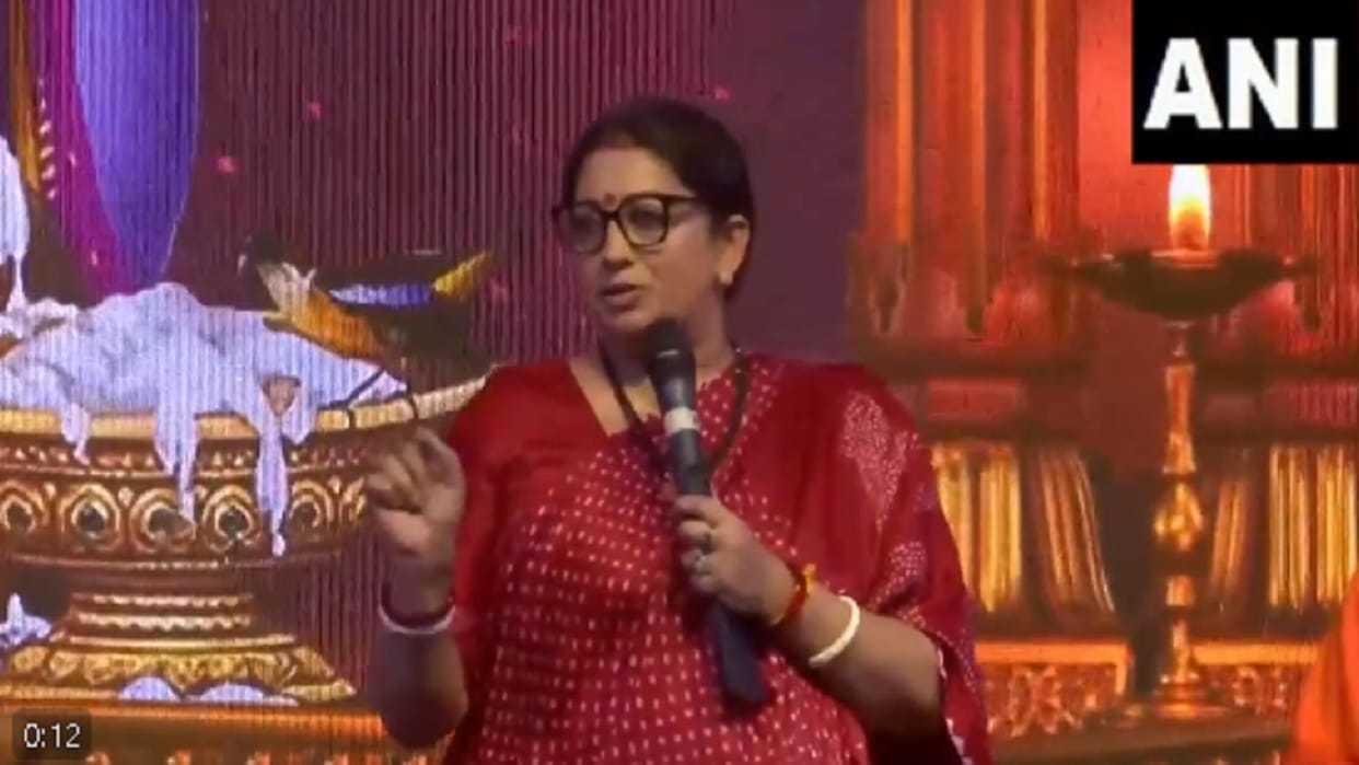 Union Minister Smriti Irani says Till devotees are alive, no one can challenge our dharma and faith