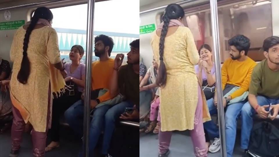 Video of fight between two girls inside Delhi Metro goes viral