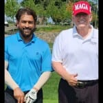 MS Dhoni, Donald Trump
