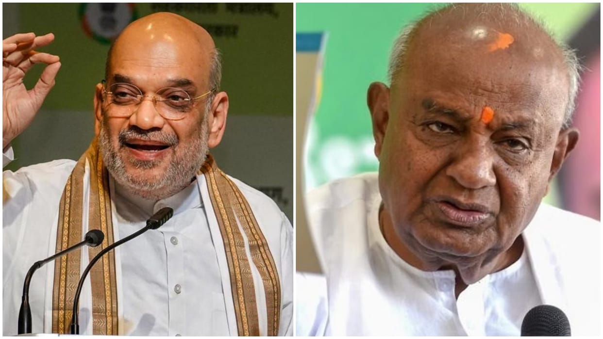 UP: Angered by Deve Gowda's decision, Janata Dal merged with SP, many BJP-BSP leaders also joined the party