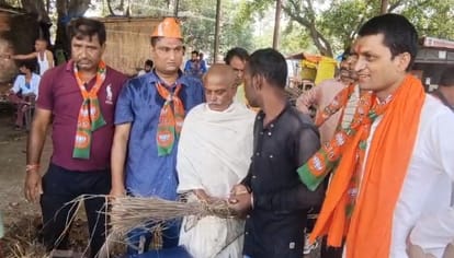 BJP India : Unique protest against sanathan dharma opponents by bihar bjp party, bihar news hindi