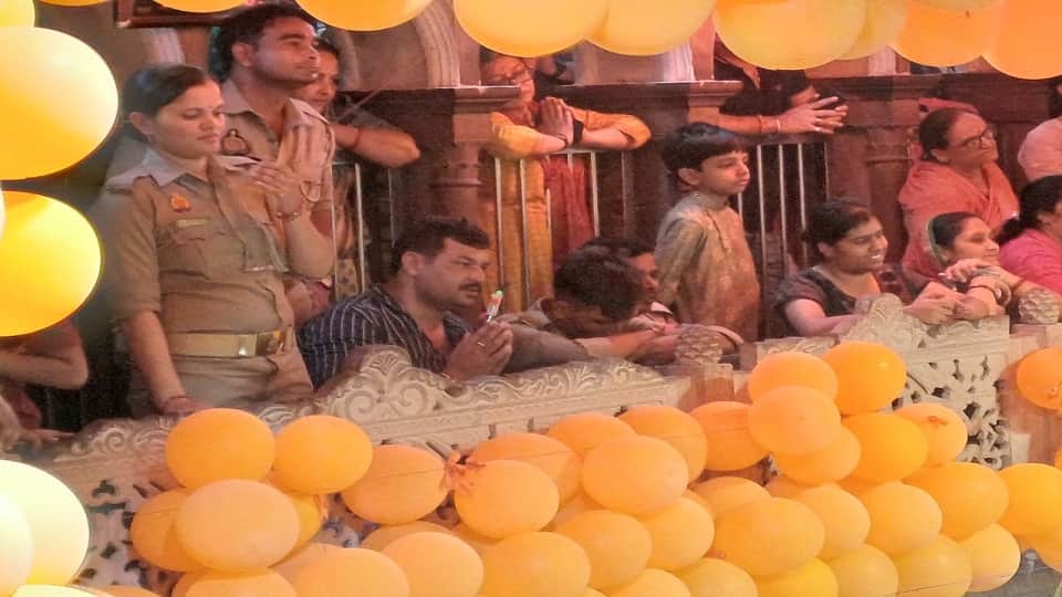 banke bihari temple mangla aarti on Krishna Janmashtami 2023
