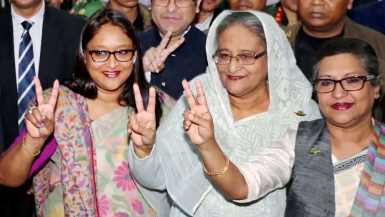 g20 summit bangladesh pm sheikh hasina acompanied with her daughter saima wazed for lobbying
