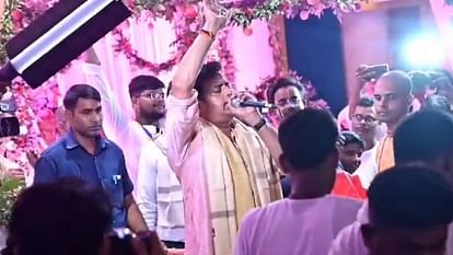 Gorakhpur MP Ravi Kishan dance on krishna janmashtami video viral