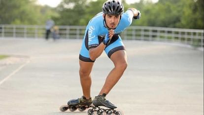 Harshveer Singh in Asian games for the second time Took part in skating in Jakarta changed game in Hangzhou