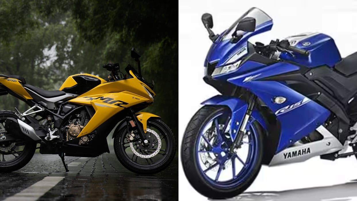 Hero Karizma XMR Vs Yamaha R15 Entry-level Sports Bike Know Specs Features Comparison