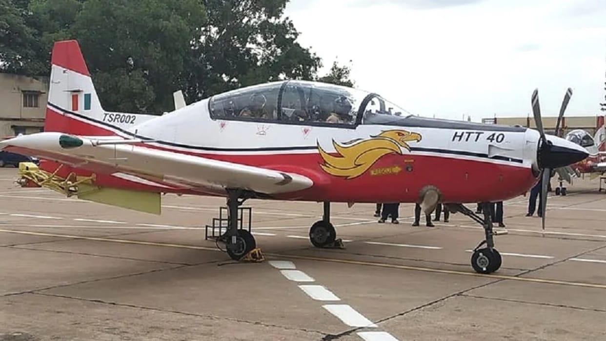 Deputy Chief of the Air Staff Air Marshal Ashutosh Dixit flew a Hindustan Turbo Trainer Aircraft-40