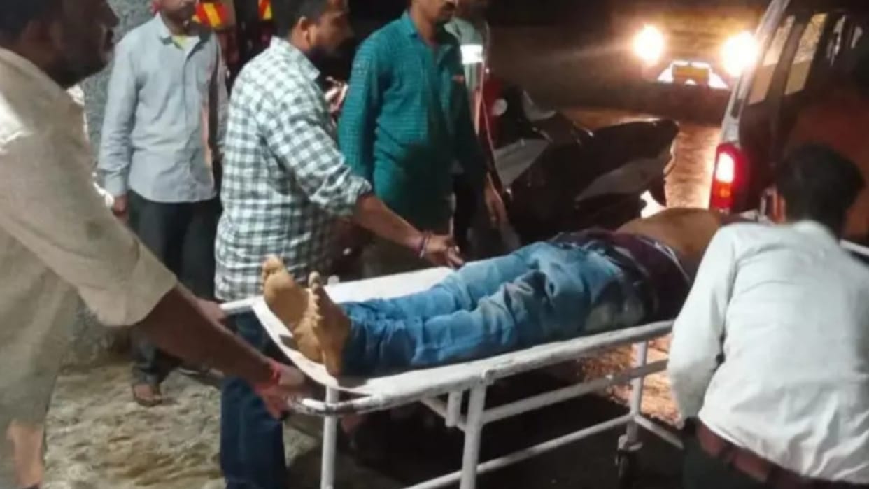 Jabalpur Road Accident Bike riding husband and wife crushed by truck both died