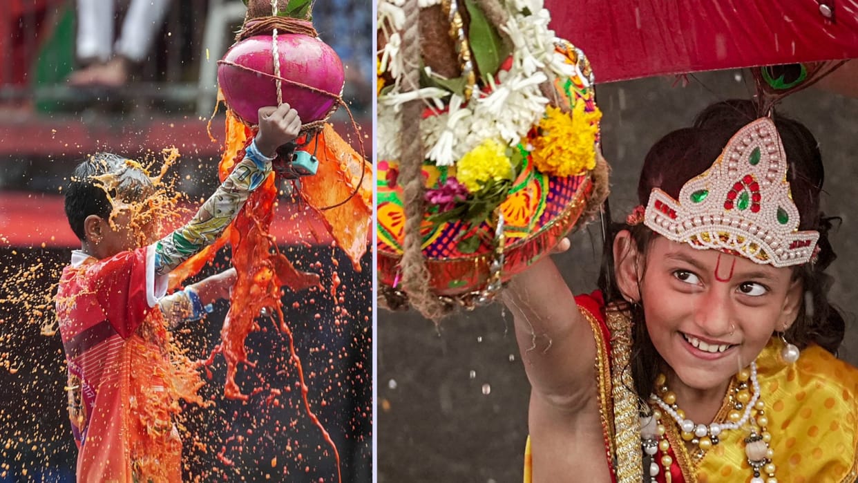 Janmashtami celebration across country 107 Govinda injured while dahi handi in Mumbai