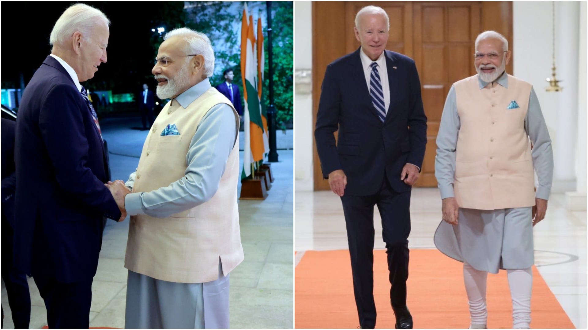 Photos PM Modi warmly welcomes joe Biden Rishi Sunak meets students and staff at British Council Ahead Of G20