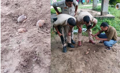 Hardoi: खेत में धरती के फूल खोद रहे थे बच्चे, अचानक हाथों में आ गए तीन हैंडग्रेनेड, पुलिस बोली- जांच हो रही है Children were digging earthen flowers in the field, suddenly three hand grenades came into their hands
