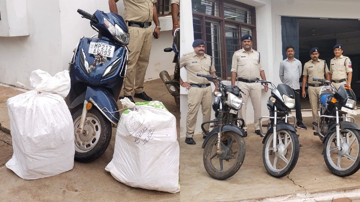 Katni News Accused of bike theft and liquor smuggling arrested role of liquor contractor suspected