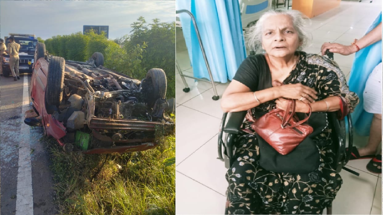 UP: Accident on delhi dehradun highway and four injured including two women