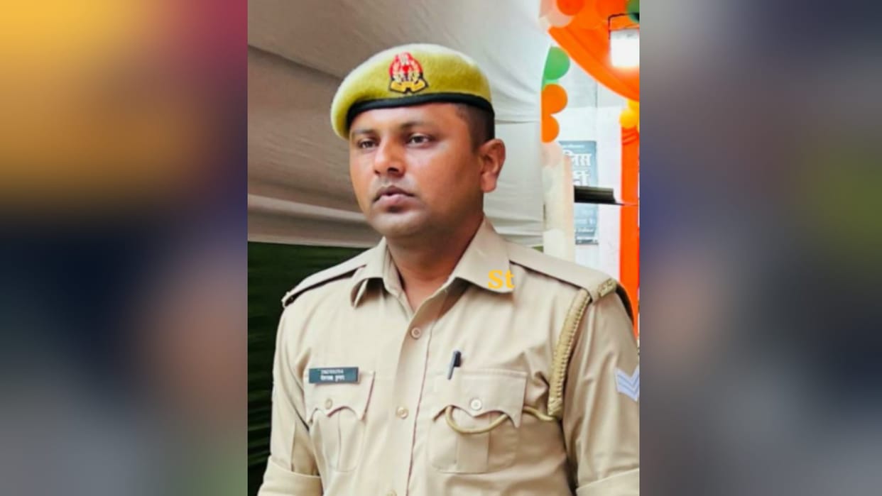 Muzaffarnagar: SSP Sanjeev Suman has made head constable Rohtash the post incharge after passing in interview