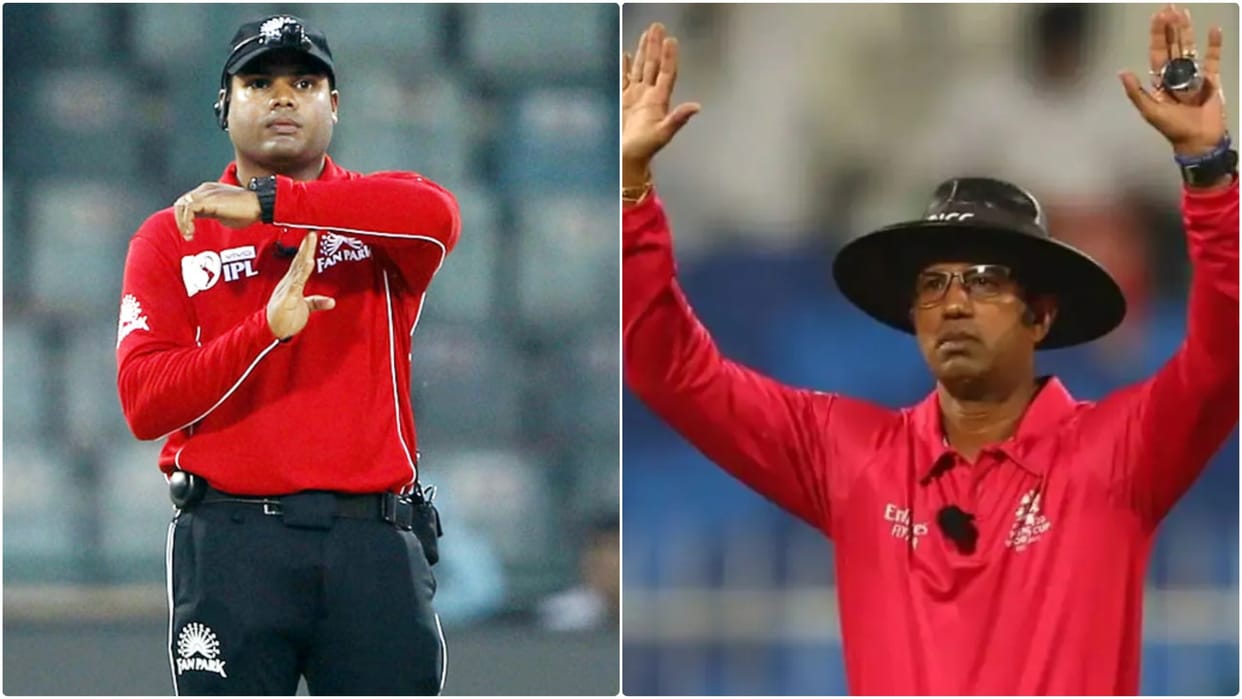 Nitin Menon, Kumar Dharmasena will Be On-field Umpires For ODI World Cup 2023 first Match