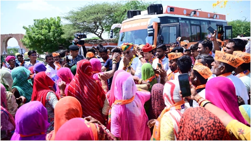 Parivartan Sankalp Yatra Gajendra Singh Shekhawat attacked CM Ashok Gehlot