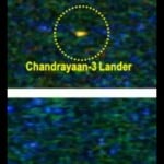 चंद्रमा पर रात में कैसा दिख रहा विक्रम लैंडर, चंद्रयान-2 के ऑर्बिटर ने भेजी तस्वीर