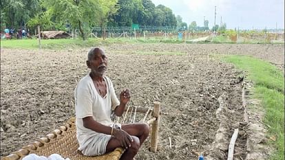 fight for land 65 year old farmer sitting on a cot in field said keep fighting as long as have my life