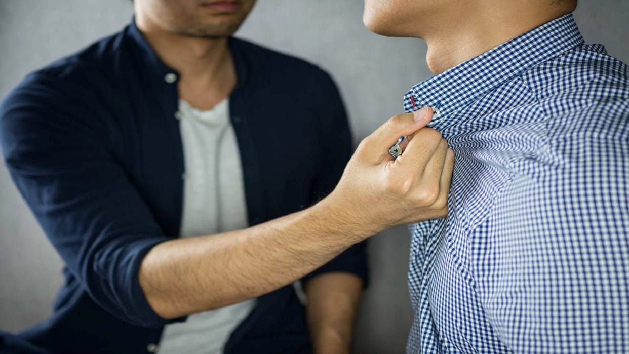 Fight between two brothers over shop