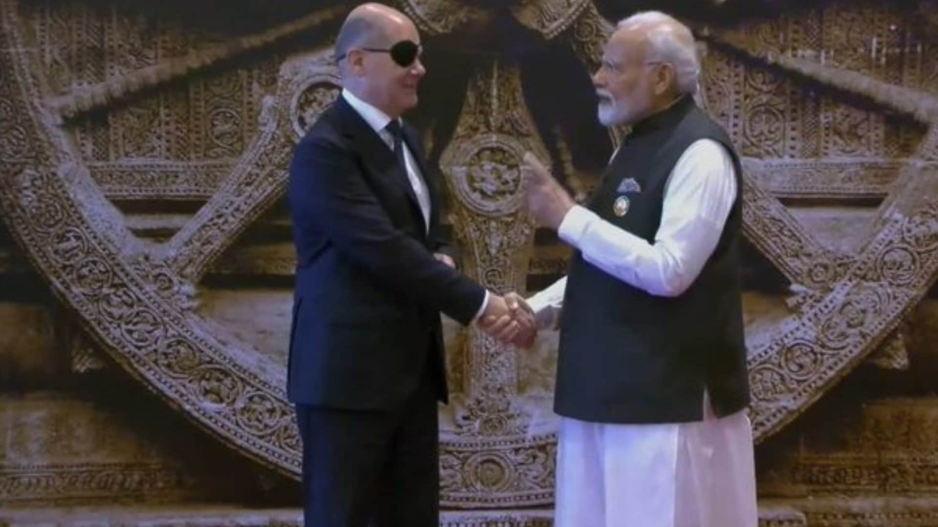 g20 summit guests reach bharat mandapam pm modi welcome world leaders see photos