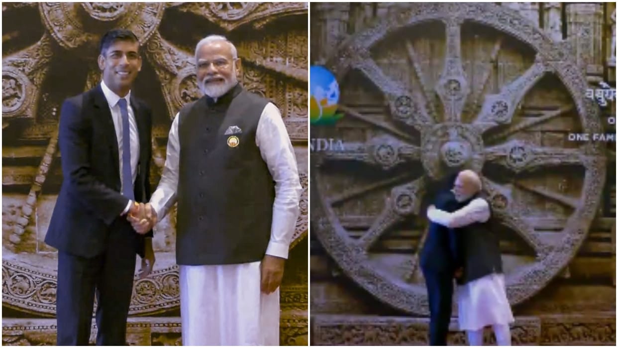 PM Modi hugged shook hands with these heads of states during the welcome Know all about it