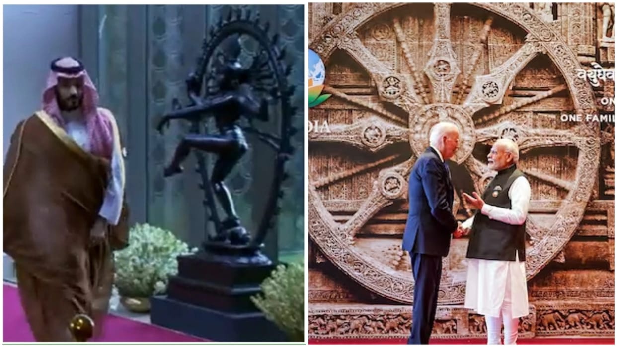 g20 seen india soft power konark wheel natraj statue pm modi present india culture to world