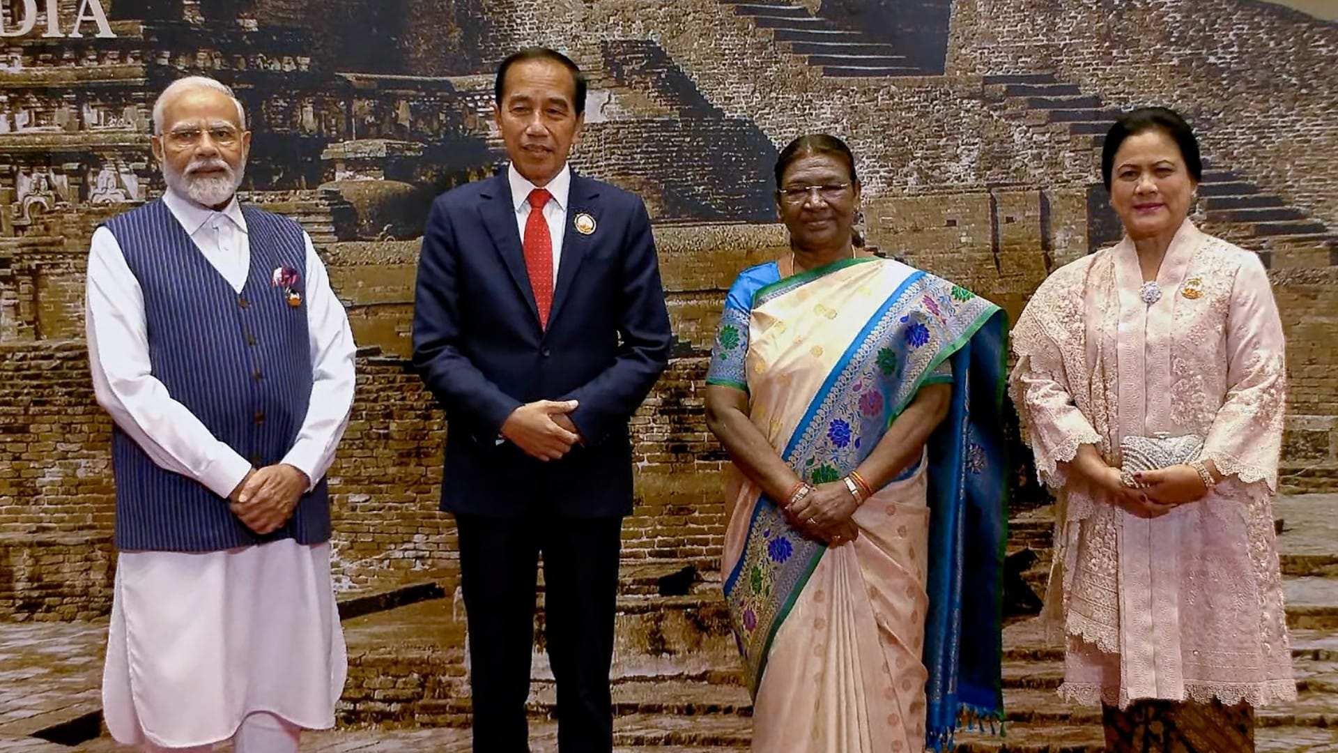G20 Dinner: magic of Indian Traditional dress, the First Lady of Japan wore a saree; see photos