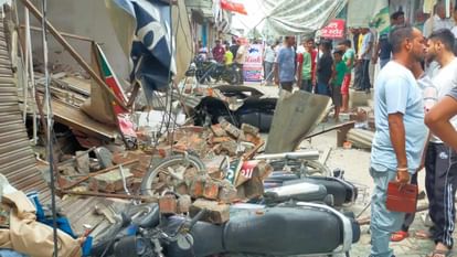 Explosion in burger shop in Shahzadpur of Haryana