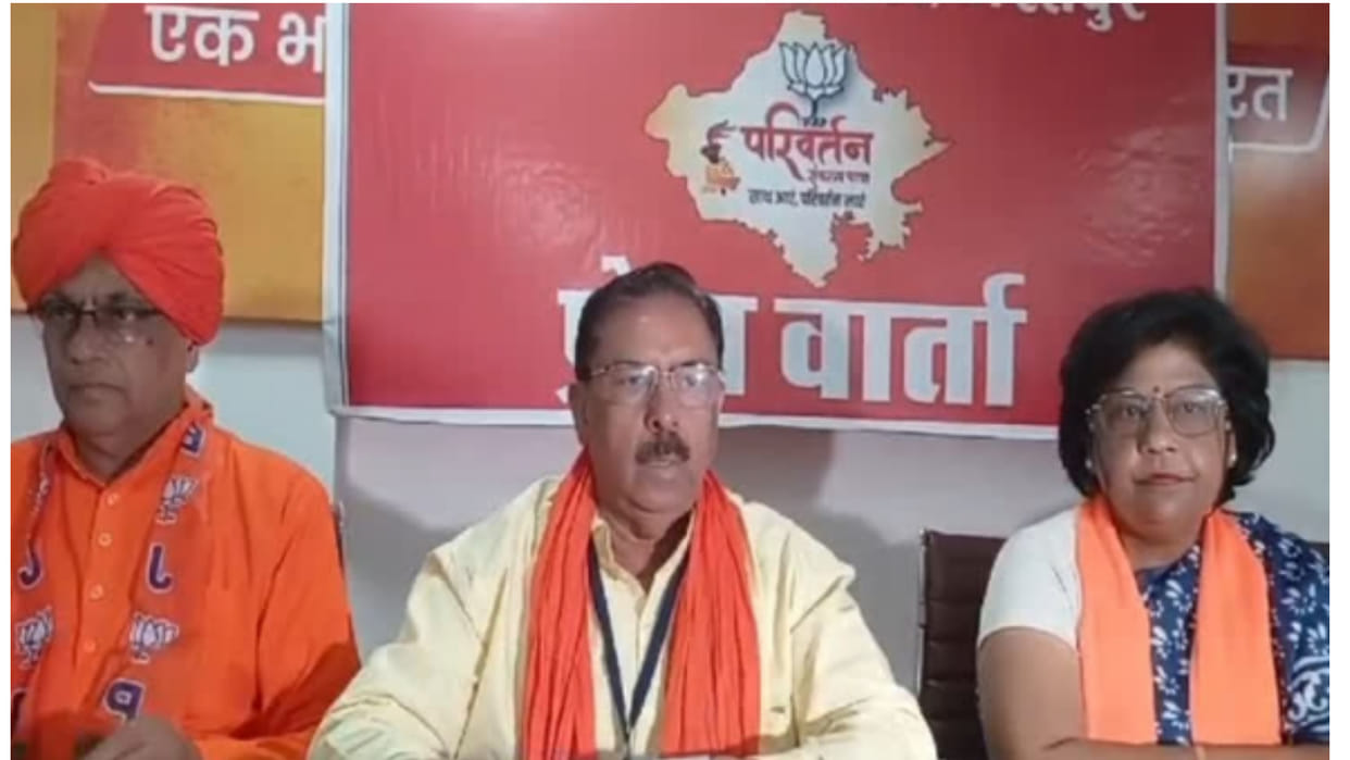 Dausa BJP leader Arun Chaturvedi said that what right does Congress have to destroy Sanatan Dharma?
