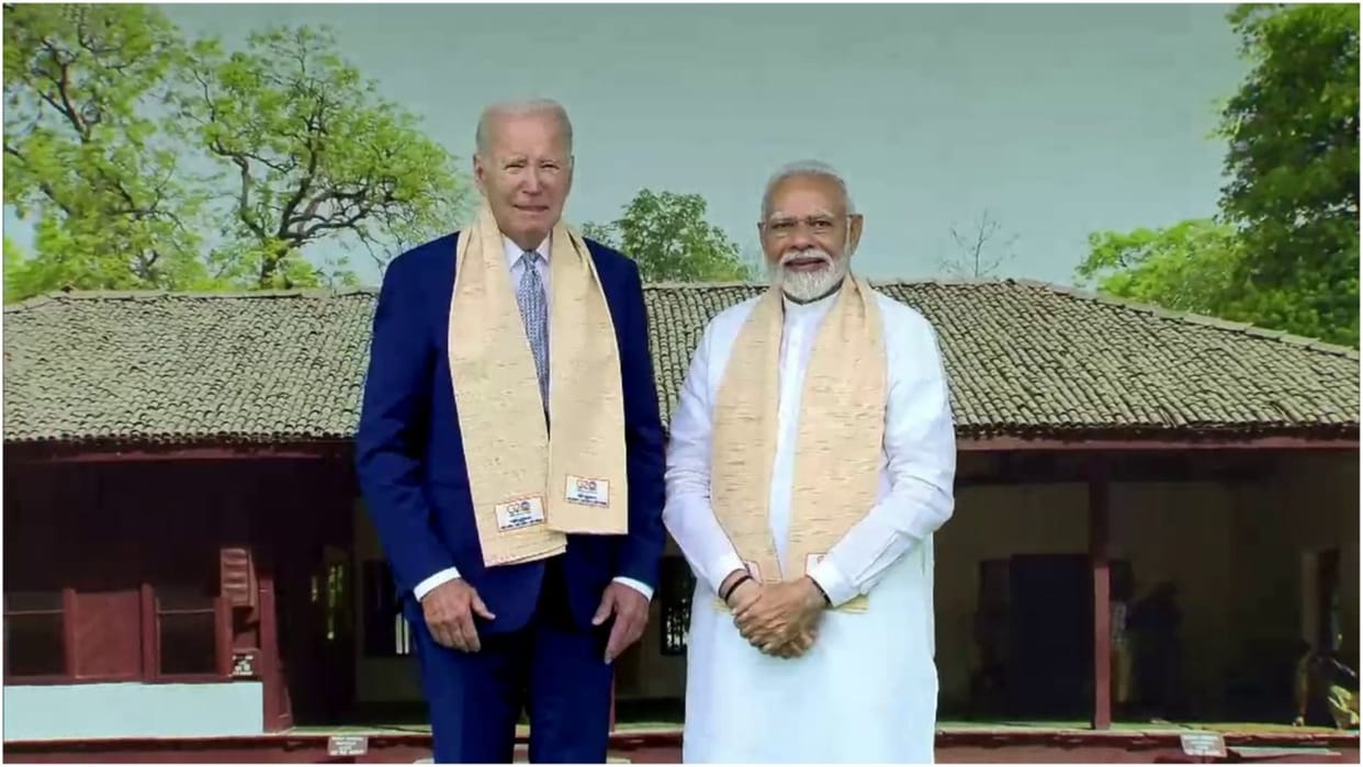 Delhi G20 Summit 2023 World Leaders Seen Khaki and Glimpse of Sabarmati Ashram PHOTOS PM Modi Joe Biden Rishi